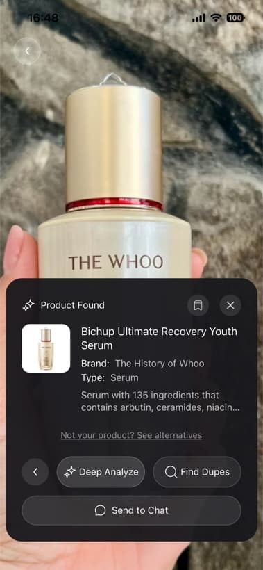 Product scan — Product Found